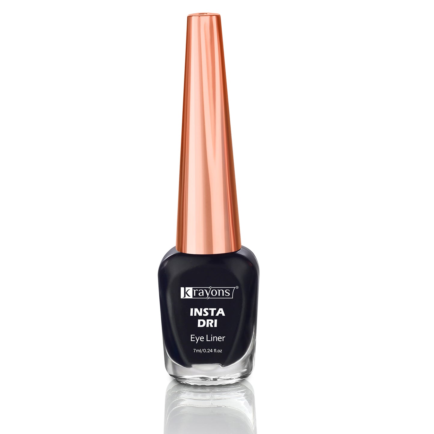 Krayons Insta Dri Sparkling Eyeliner, Waterproof, Longlasting, Black, 7ml