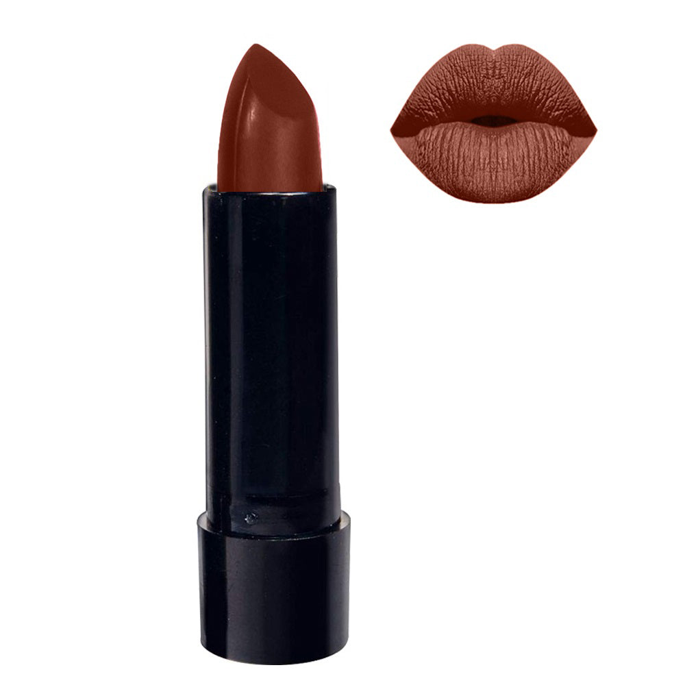 Krayons Cute Matte Lipstick, Waterproof, Smudgeproof, Longlasting, Chocolate Mocha, 3.5gm