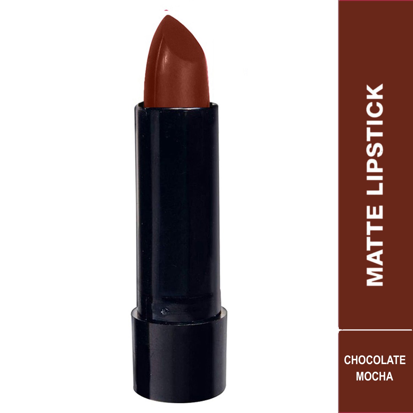 Krayons Cute Matte Lipstick, Waterproof, Smudgeproof, Longlasting, Chocolate Mocha, 3.5gm