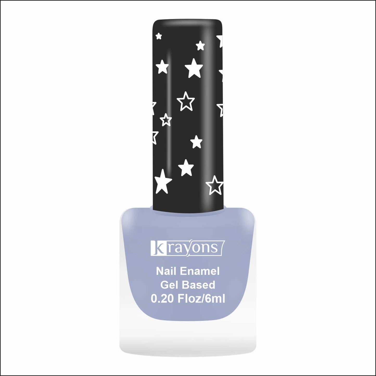 Krayons Cute Super Matte Finish Nail Enamel, Quick Dry, Smooth Finish, LongLasting, Ice Matte, 6ml
