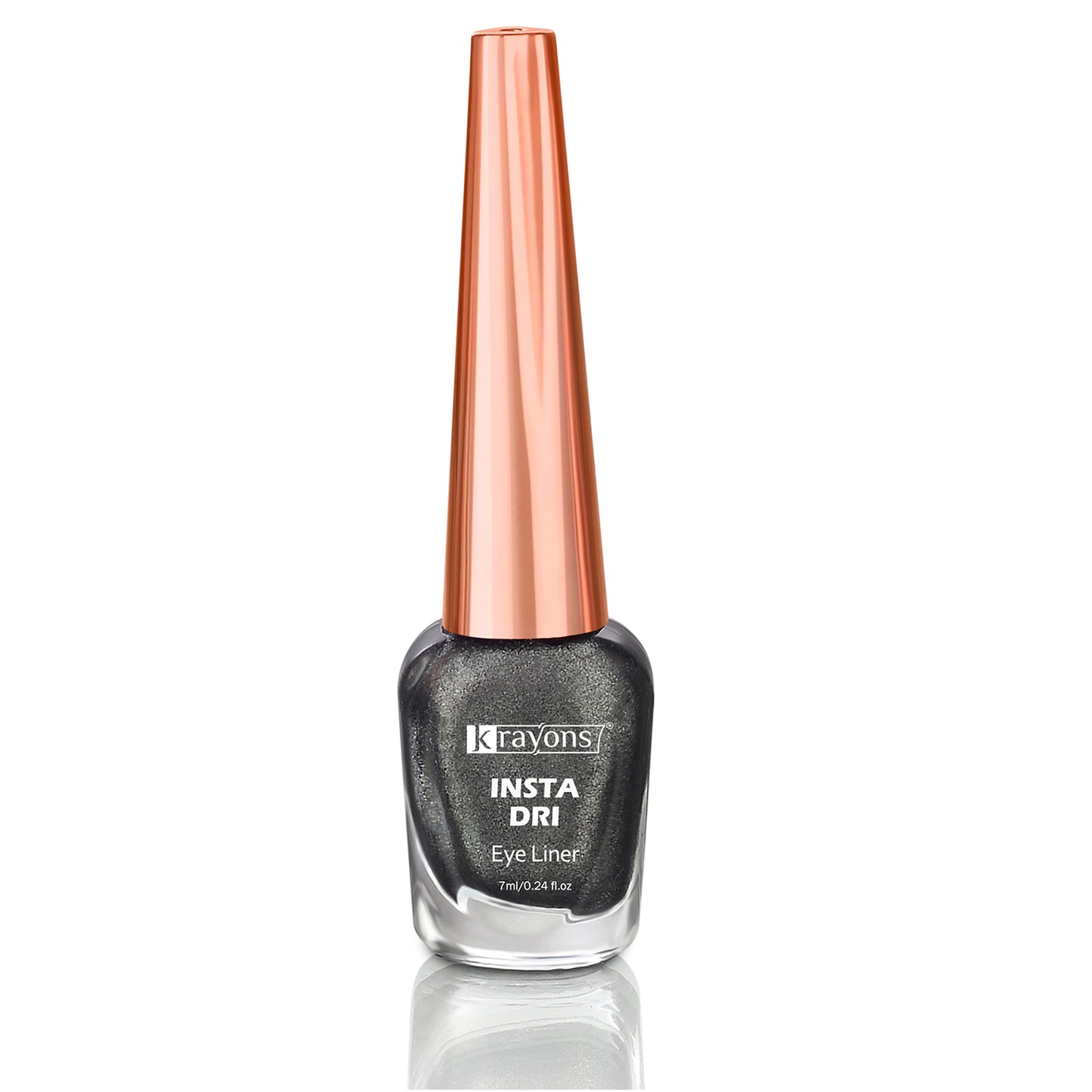 Krayons Insta Dri Sparkling Eyeliner, Waterproof, Longlasting, Grey, 7ml