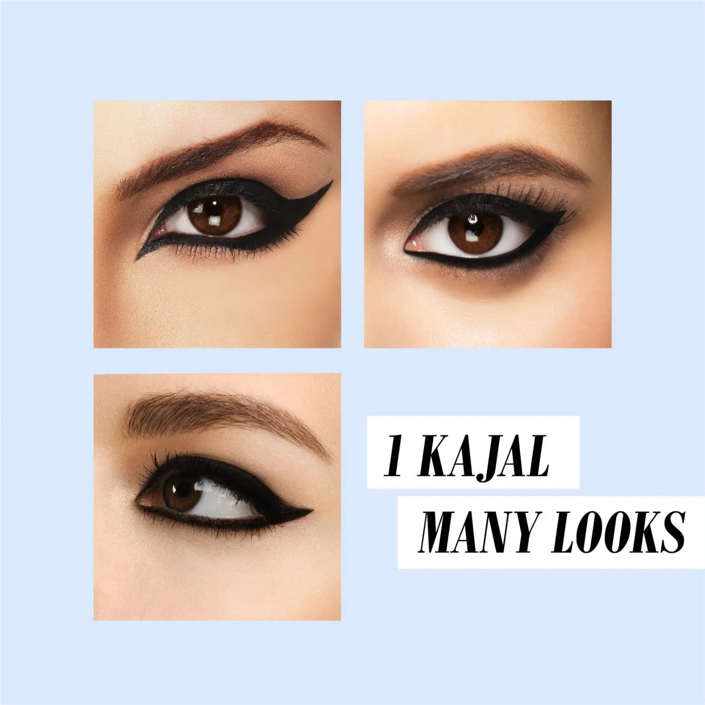 Blue Heaven 2x Intense Kajal Pencil, True Blue, Waterproof and Smudge Proof, 0.30gm