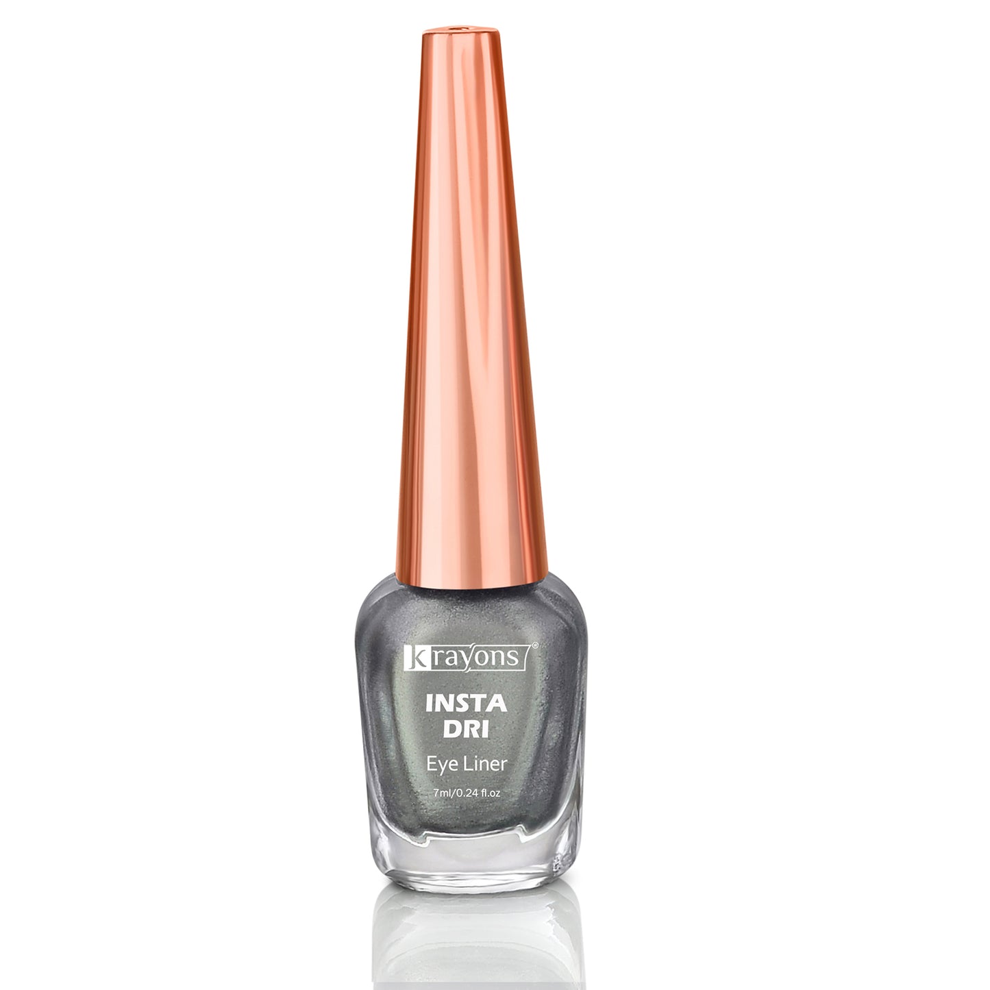 Krayons Insta Dri Sparkling Eyeliner, Waterproof, Longlasting, Silver, 7ml