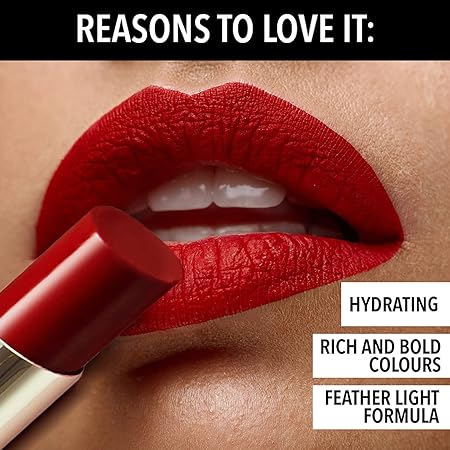 Blue Heaven Powder Matte Lipstick, Waterproof, Longlasting, B01, Brick Beauty, 3.5gm