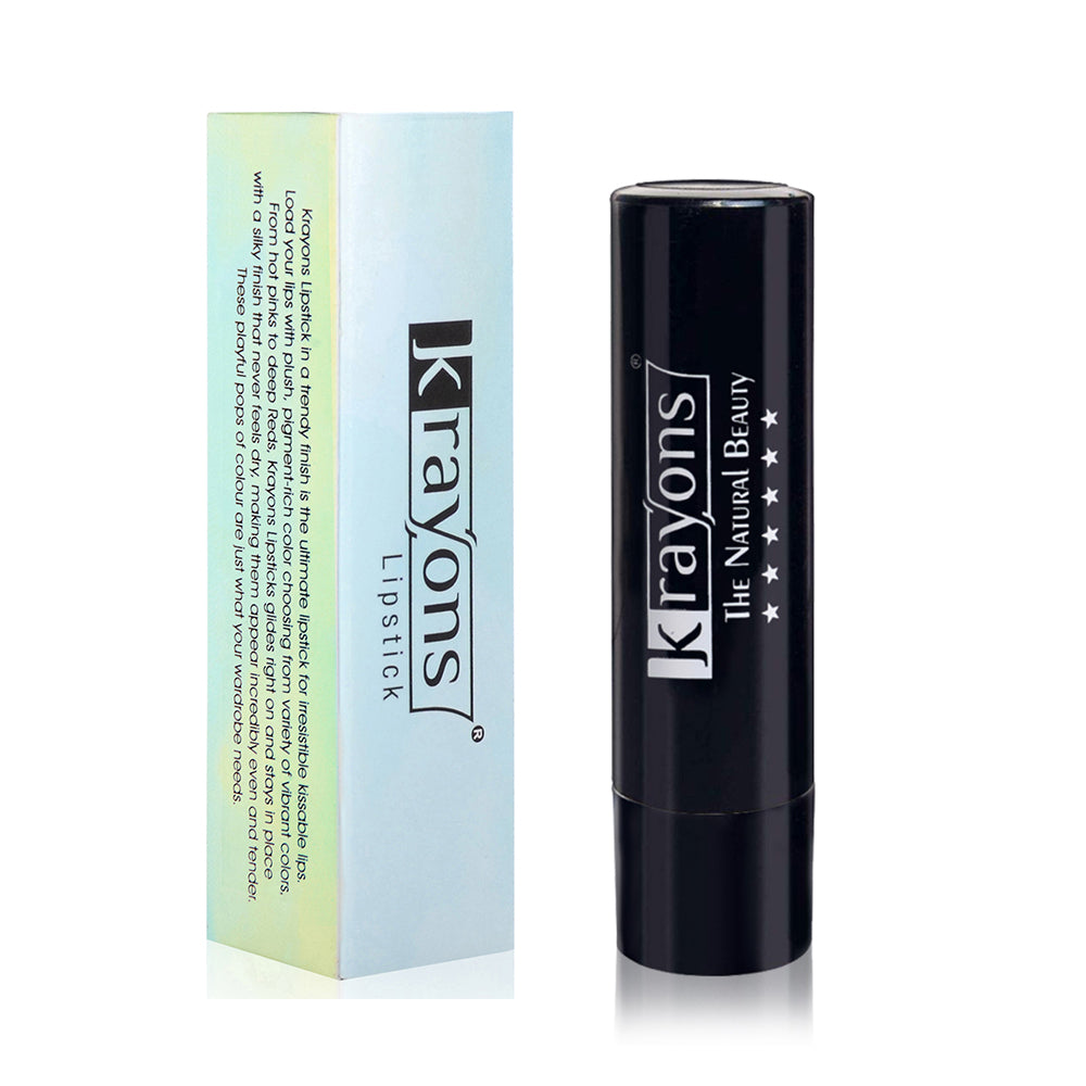 Krayons Cute Matte Lipstick, Waterproof, Smudgeproof, Longlasting, Brick Tone, 3.5gm