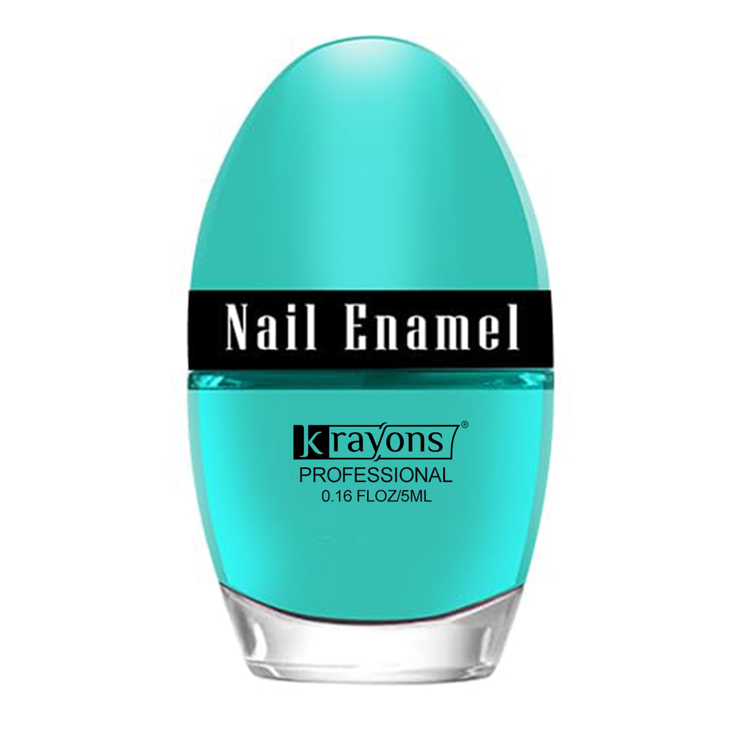 Krayons Professional Glossy Nail Paint, Cyan, 5ml
