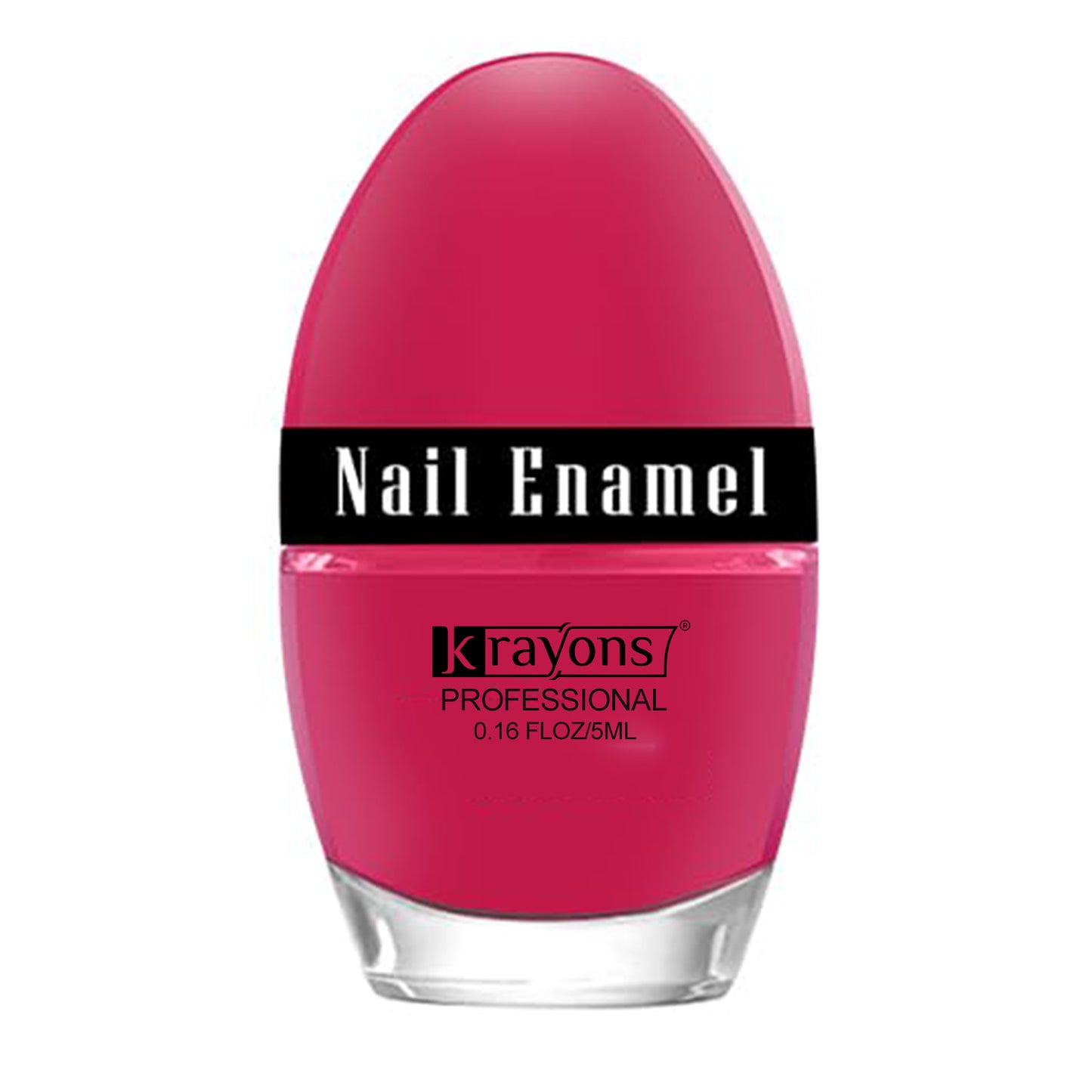 Krayons Professional Glossy Nail Paint, Fuschia Pink, 5ml