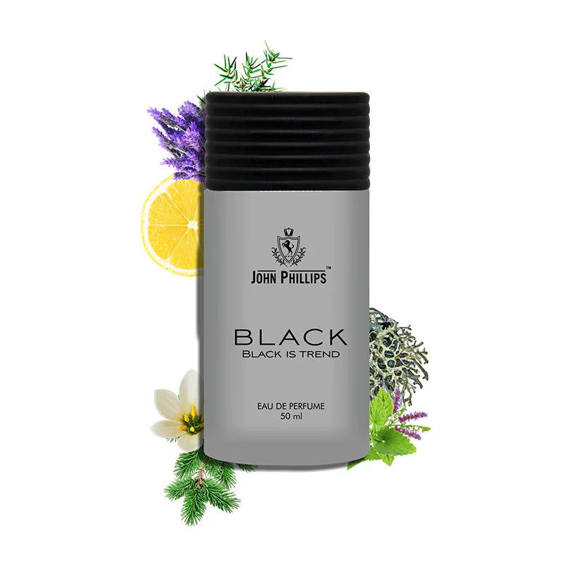 John Phillips Black Trend Eau De Perfume For Men & Women, 50ml