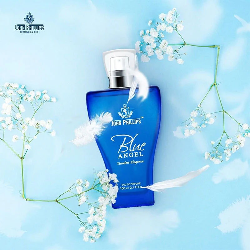 John Phillips Blue Angel Timeless Elegance Perfume For Women, 100ml