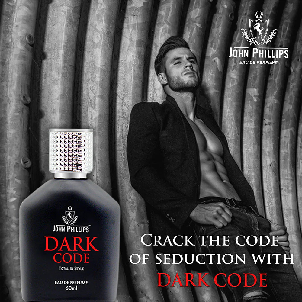 John Phillips Dark Code Eau De Perfume For Men & Women, 60ml
