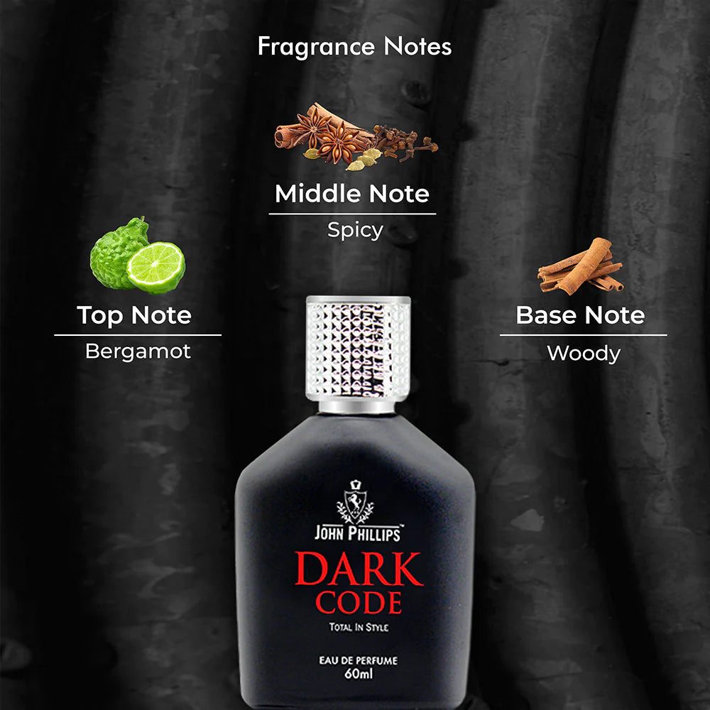 John Phillips Dark Code Eau De Perfume For Men & Women, 60ml