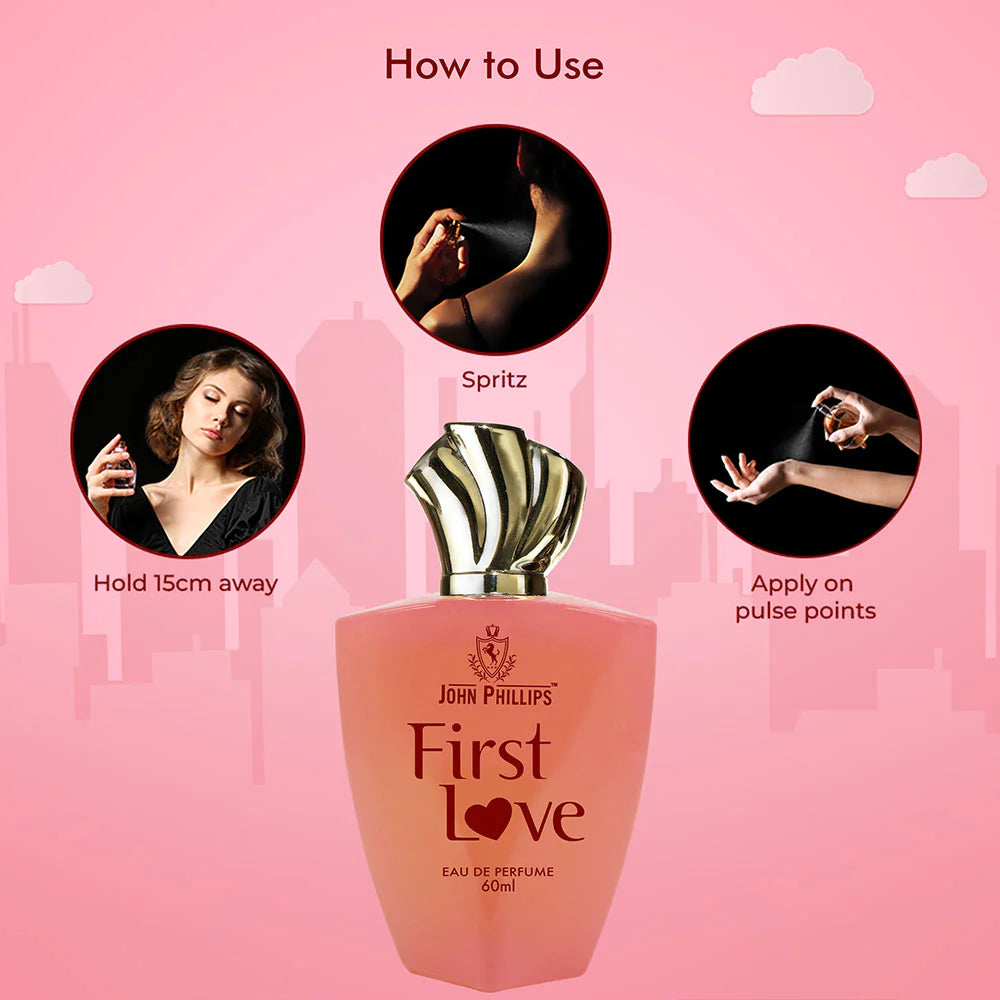 John Phillips First Love Eau De Perfume For Women, 60ml