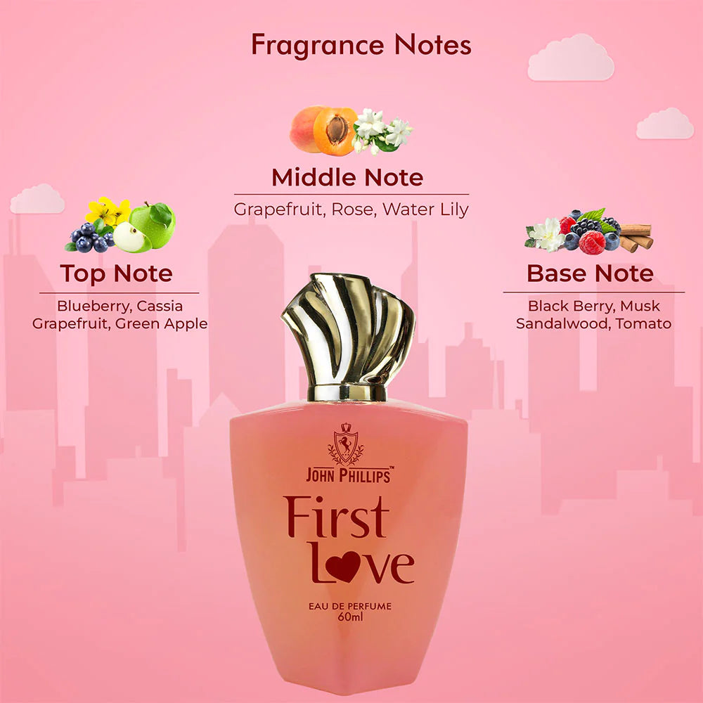 John Phillips First Love Eau De Perfume For Women, 60ml