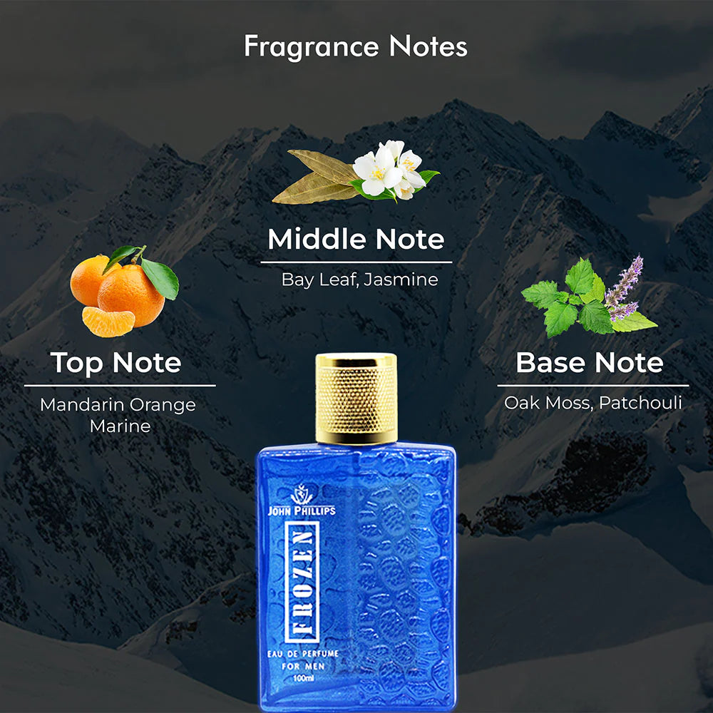 John Phillips Frozen Eau De Perfume For Men, 100ml