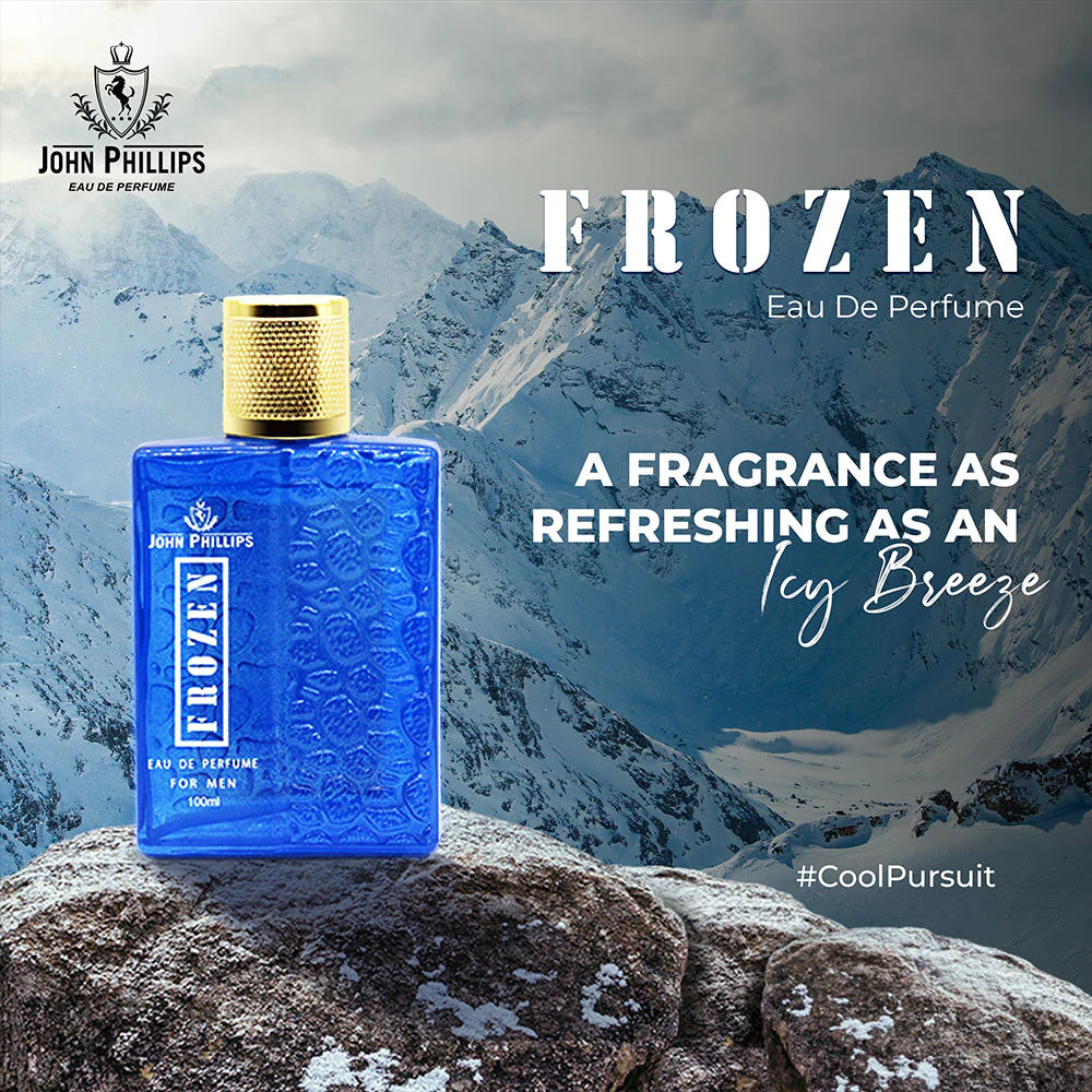John Phillips Frozen Eau De Perfume For Men, 100ml