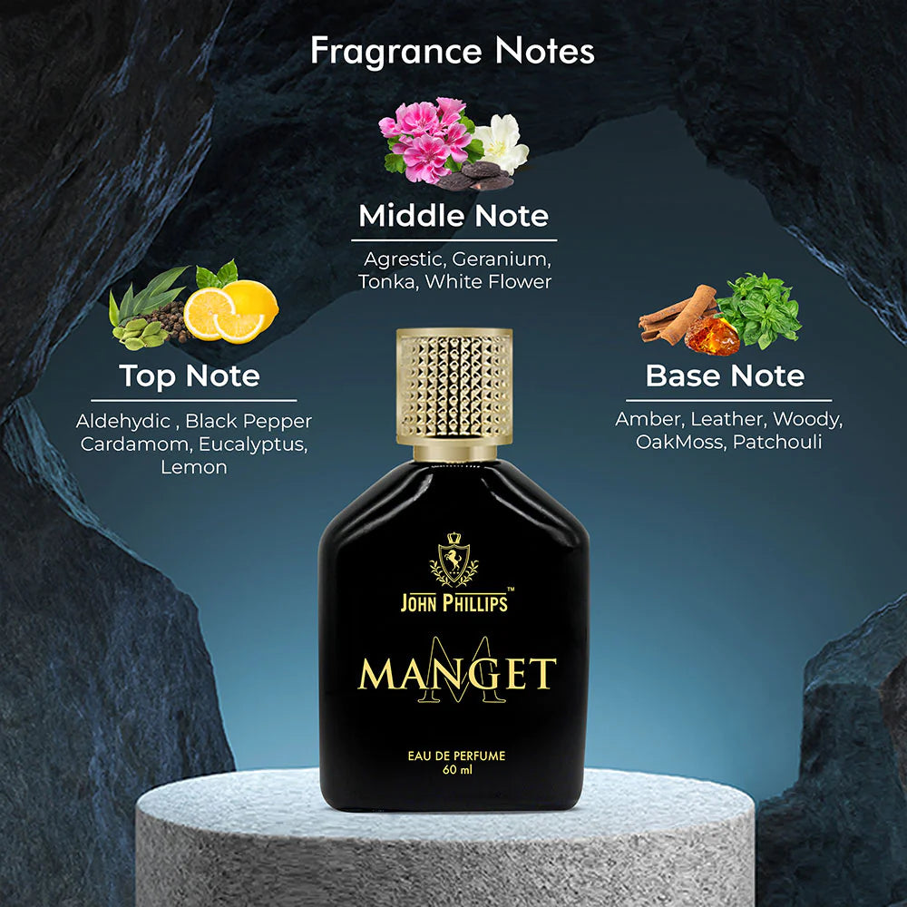 John Phillips Manget Eau De Perfume For Men & Women, 60ml