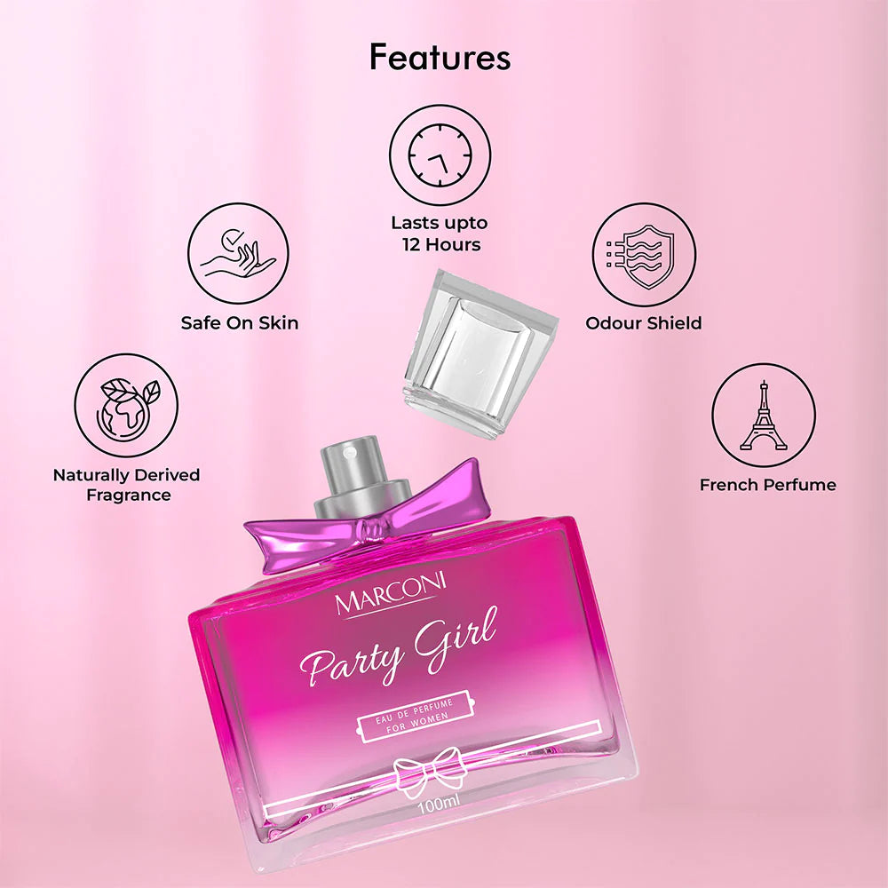 John Phillips Party Girl Eau De Perfume For Women, 100ml