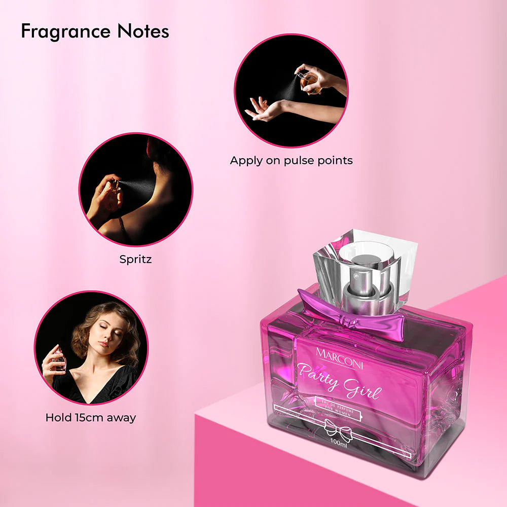 John Phillips Party Girl Eau De Perfume For Women, 100ml