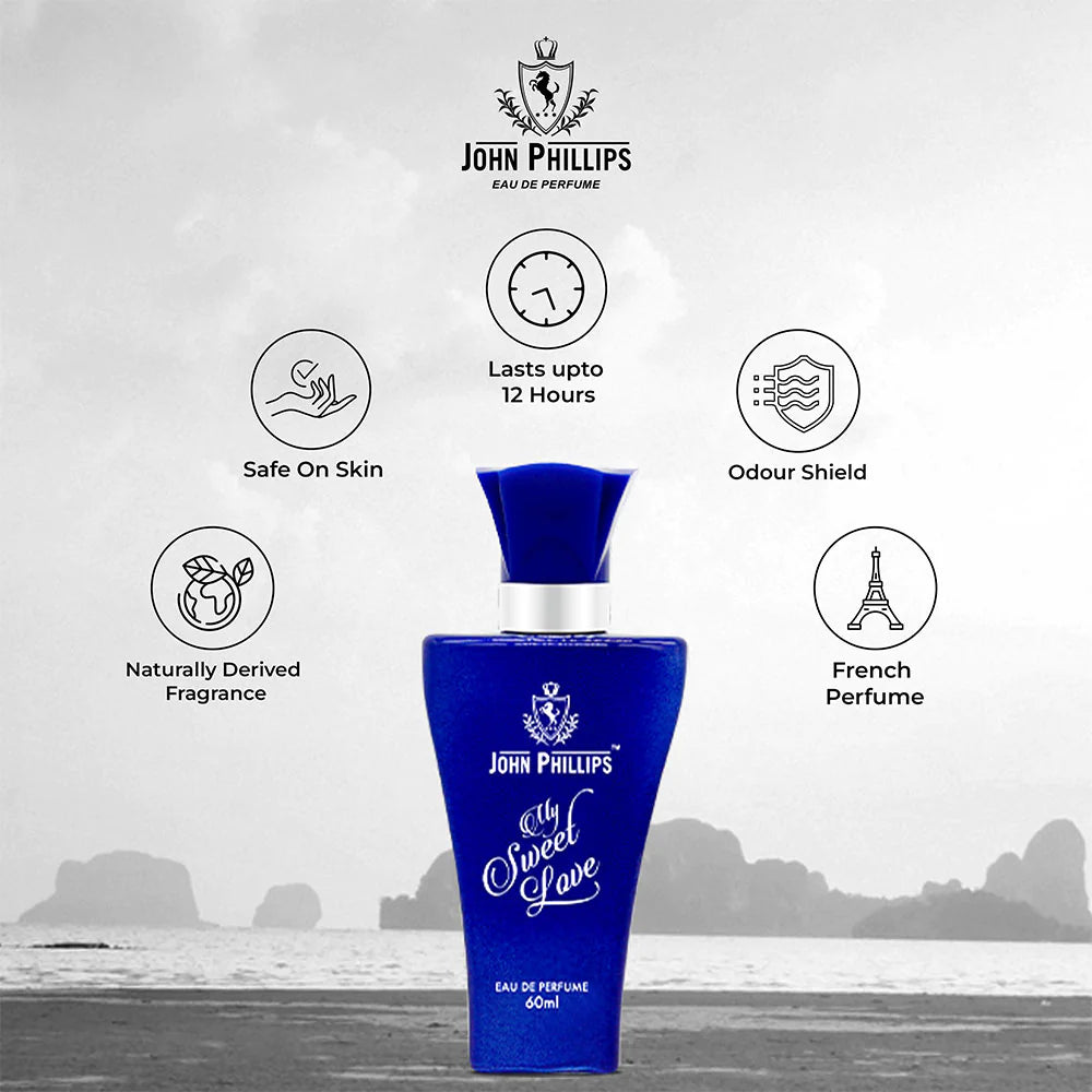 John Phillips My Sweet Love Eau De Perfume For Women, 60ml