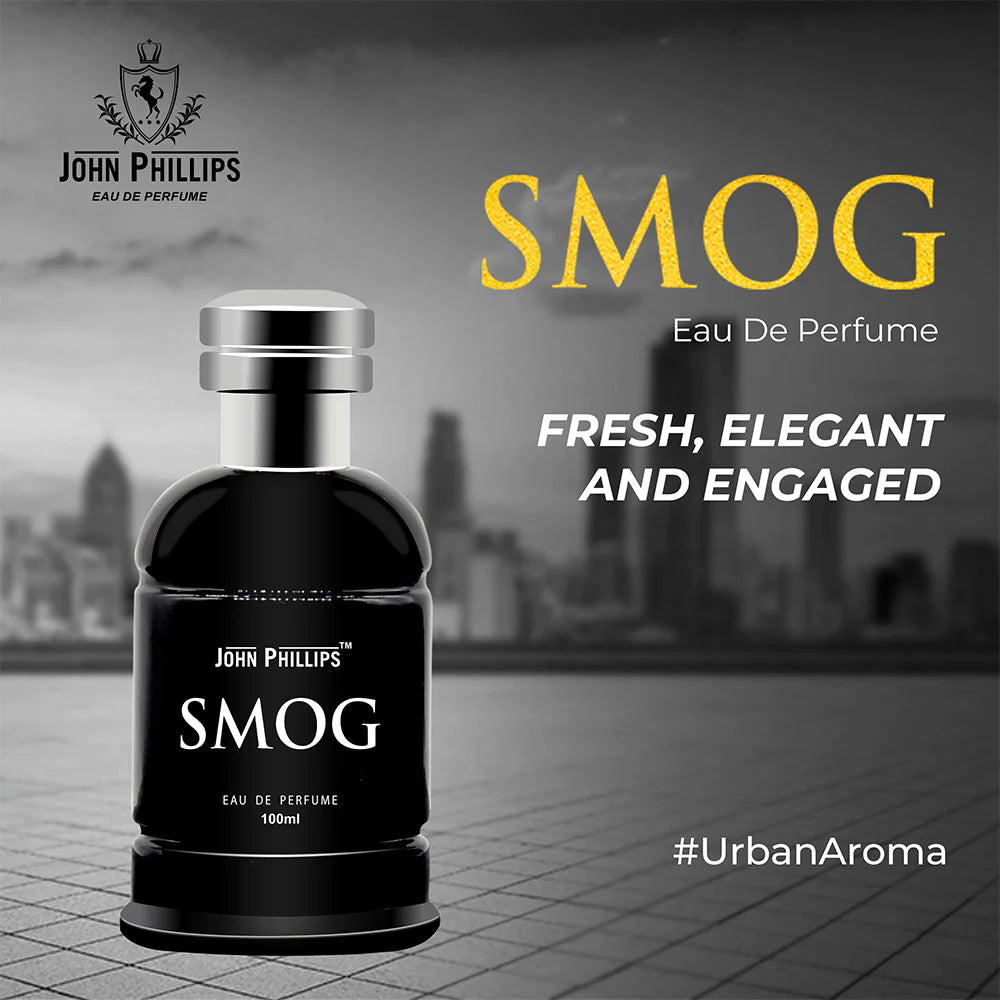 John Phillips Smog Eau De Perfume For Men, 100ml