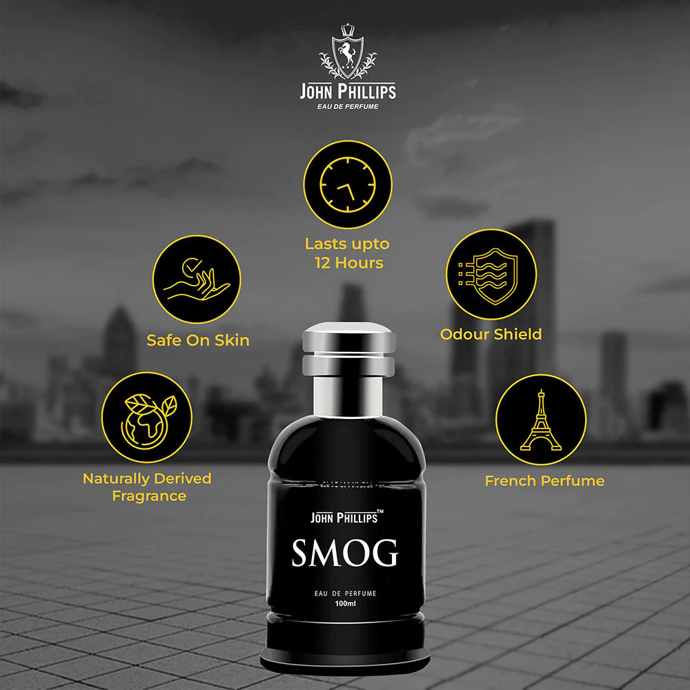 John Phillips Smog Eau De Perfume For Men, 100ml