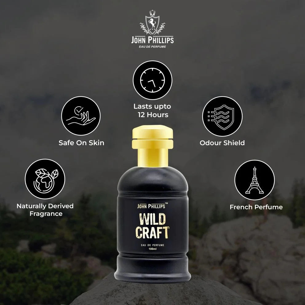 John Phillips WildCraft Eau De Perfume For Men, 100ml
