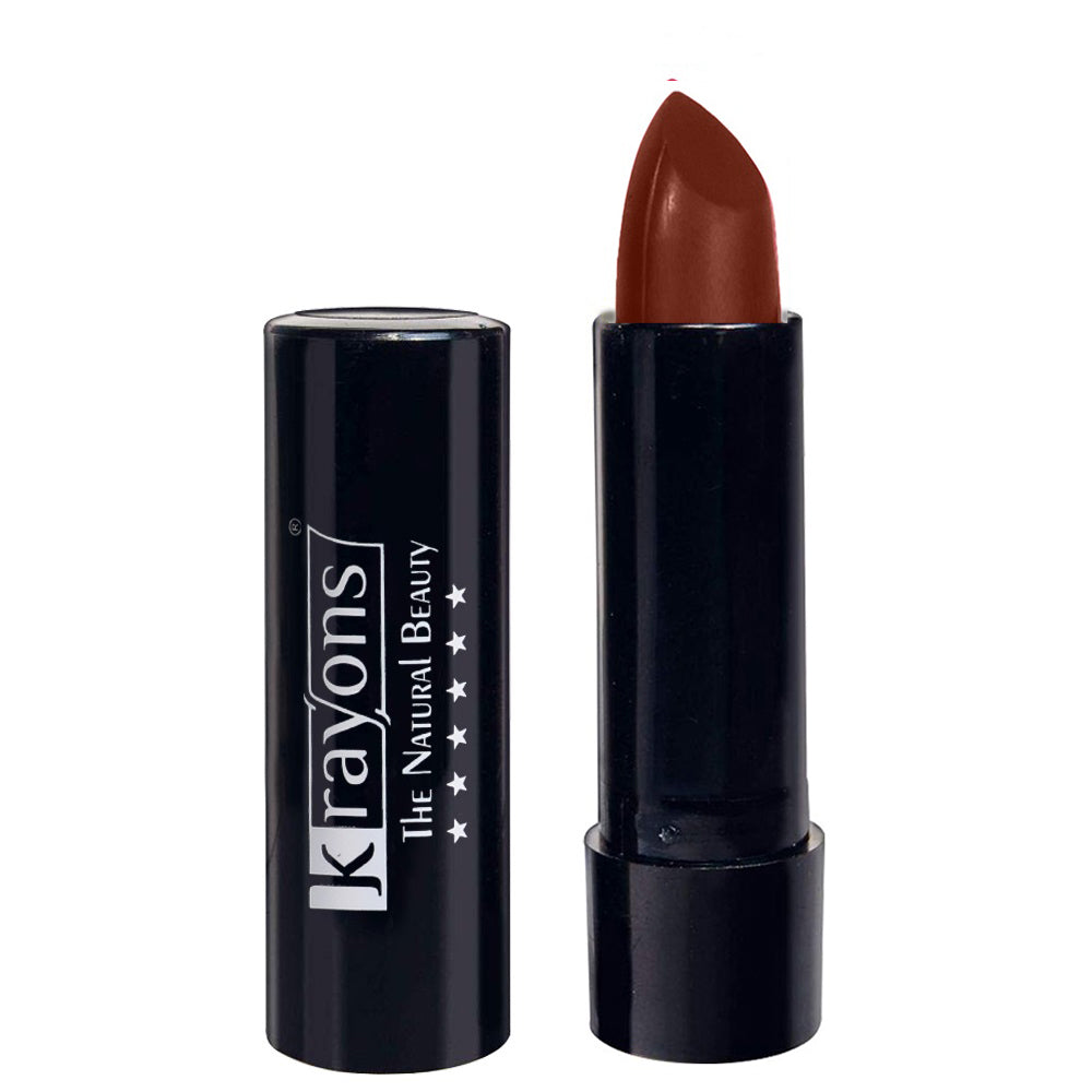Krayons Cute Matte Lipstick, Waterproof, Smudgeproof, Longlasting, Chocolate Mocha, 3.5gm