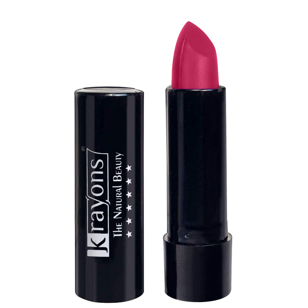 Krayons Cute Matte Lipstick, Waterproof, Smudgeproof, Longlasting, Angel Pink, 3.5gm