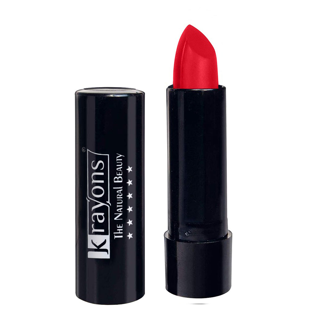 Krayons Cute Matte Lipstick, Waterproof, Smudgeproof, Longlasting, Orange Crush, 3.5gm
