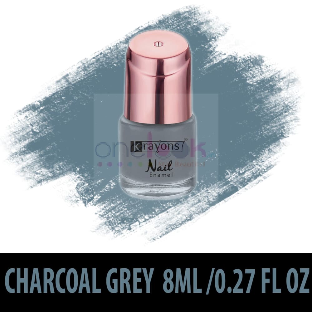 Krayons Crazy Gel Nail Enamel Waterproof Smudgeproof Longlasting 8ml Each Combo (Pack of 12) - Nail Paint