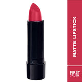 Krayons Cute  Matte Lipstick, Waterproof, Smudgeproof, Longlasting, First Crush, 3.5gm