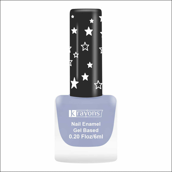 Krayons Cute Super Matte Finish Nail Enamel, Quick Dry, Smooth Finish, LongLasting, Ice Matte, 6ml