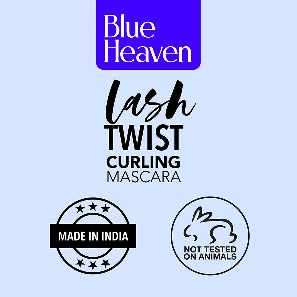 Blue Heaven Lash Twist Mascara, Black, Waterproof, Quick Dry, 12 ml