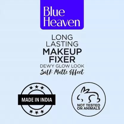 Blue Heaven Long Lasting Makeup Fixer spray, Silk Matte Finish, Longlasting, 60ml