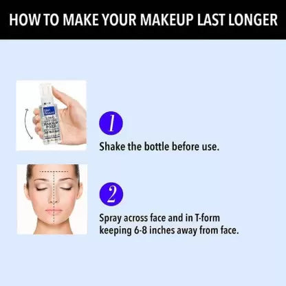 Blue Heaven Flawless Makeup Base Primer, 30g & Long Lasting Make-Up Fixer, 60ml, Combo (Pack of 2)