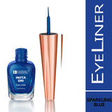 Krayons Insta Dri Sparkling Eyeliner, Grey, Blue, Waterproof, Longlasting, 7ml Each, Combo (Pack of 2)