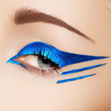 Krayons Insta Dri Sparkling Eyeliner, Silver, Blue, Waterproof, Longlasting, 7ml Each, Combo (Pack of 2)