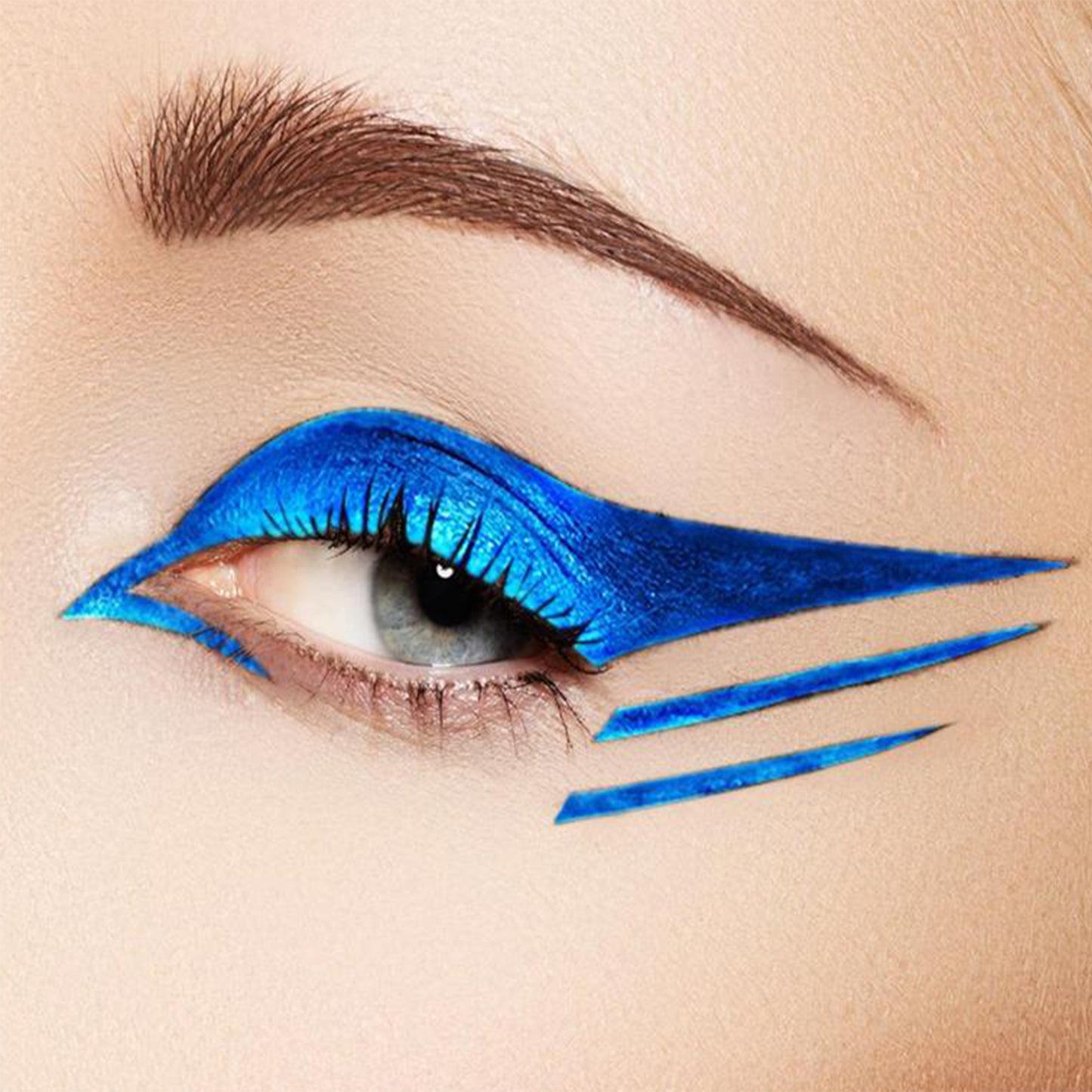 Krayons Insta Dri Sparkling Eyeliner, Brown, Blue, Waterproof, Longlasting, 7ml Each, Combo (Pack of 2)