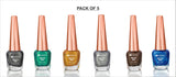 Krayons Insta Dri Sparkling Eyeliner, Waterproof, Longlasting, 7ml Each, Combo (Pack of 6)