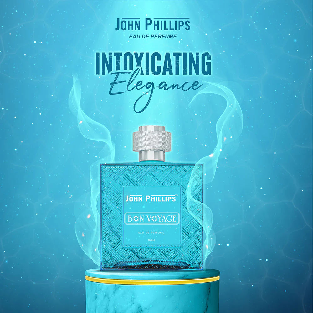 John Phillips Bon Voyage Eau De Perfume For Men, 100ml