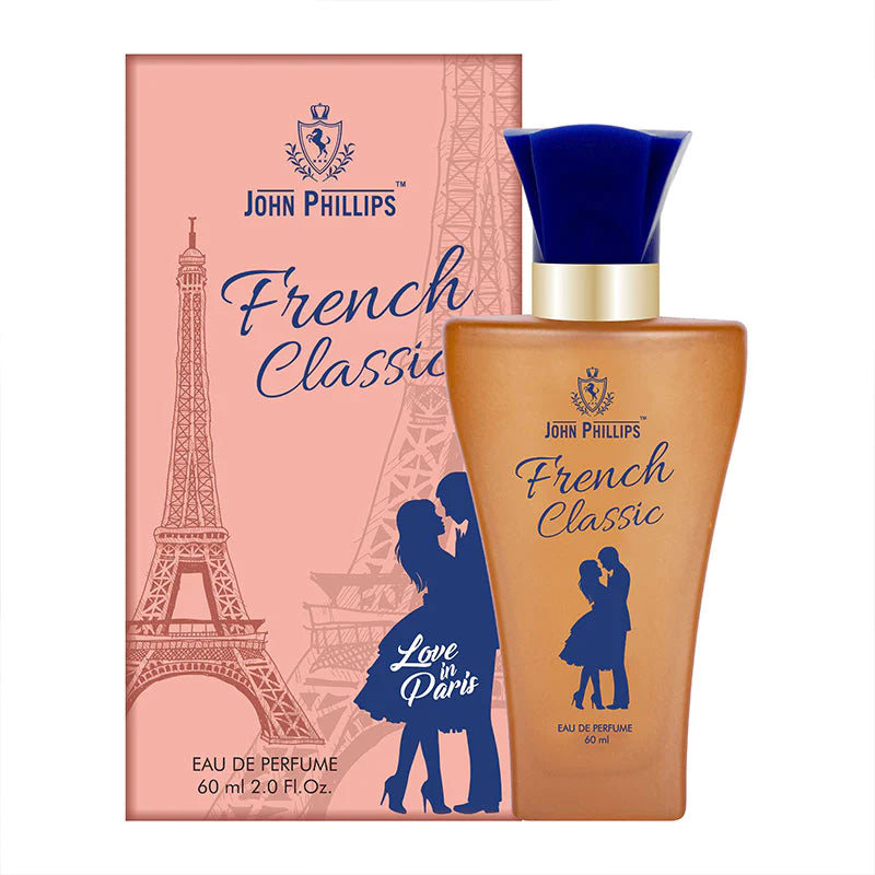 John Phillips French Classic Eau De Perfume For Women, 60ml