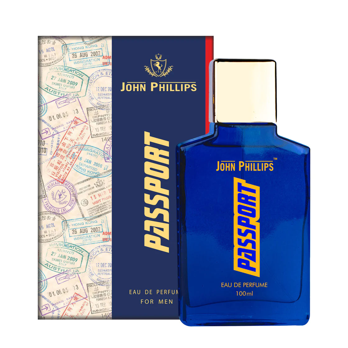 John Phillips Passport Eau De Perfume For Men, 100ml