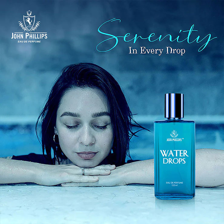 John Phillips Water Drops Eau De Perfume For Men & Women, 125ml