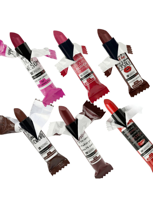 Krayons Cute  Matte Lipstick, Waterproof, Longlasting, 3.5gm Each, Multicolor (Pack of 6)