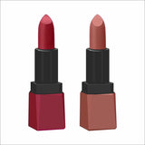 Krayons Intense Matte Lipstick, Waterproof, Longlasting, Scarlet Red, Nude Beige, 3.5gm Each (Pack of 2)