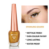 Krayons Insta Dri Sparkling Eyeliner, Grey, Golden, Waterproof, Longlasting, 7ml Each, Combo (Pack of 2)