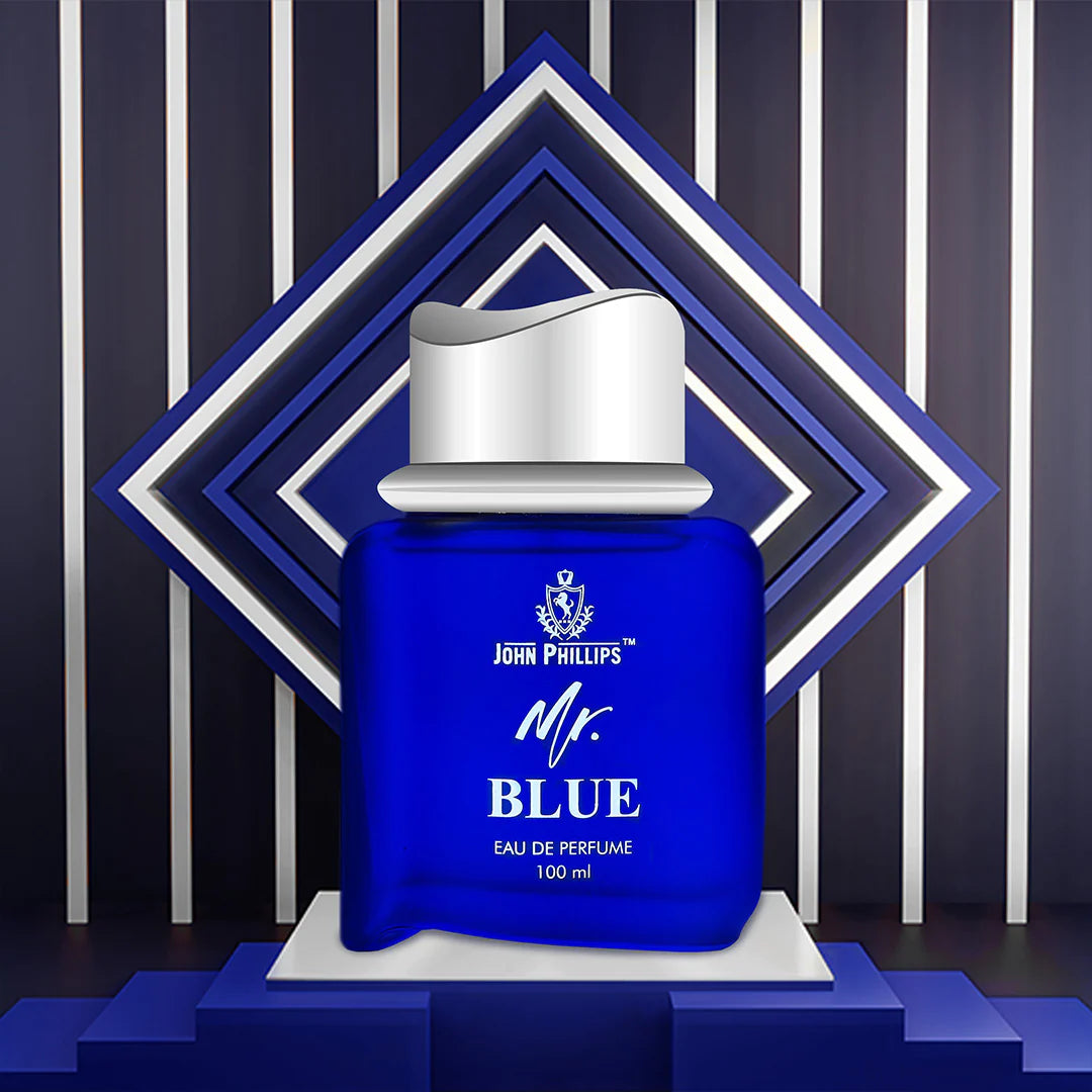 John Phillips Mr.Blue Eau De Perfume For Men, 100ml
