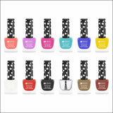 Krayons Cute Super Matte Finish Nail Enamel, Quick Dry, LongLasting, Multicolor, 6ml Each (Pack of 12)