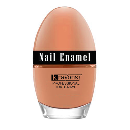 Krayons Professional Glossy Nail Paint, Nude Beige, 5ml