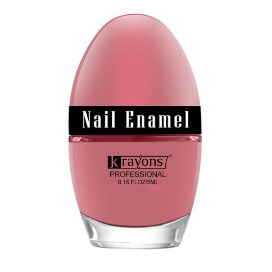 Krayons Professional Glossy Nail Paint, Peach Pink, 5ml
